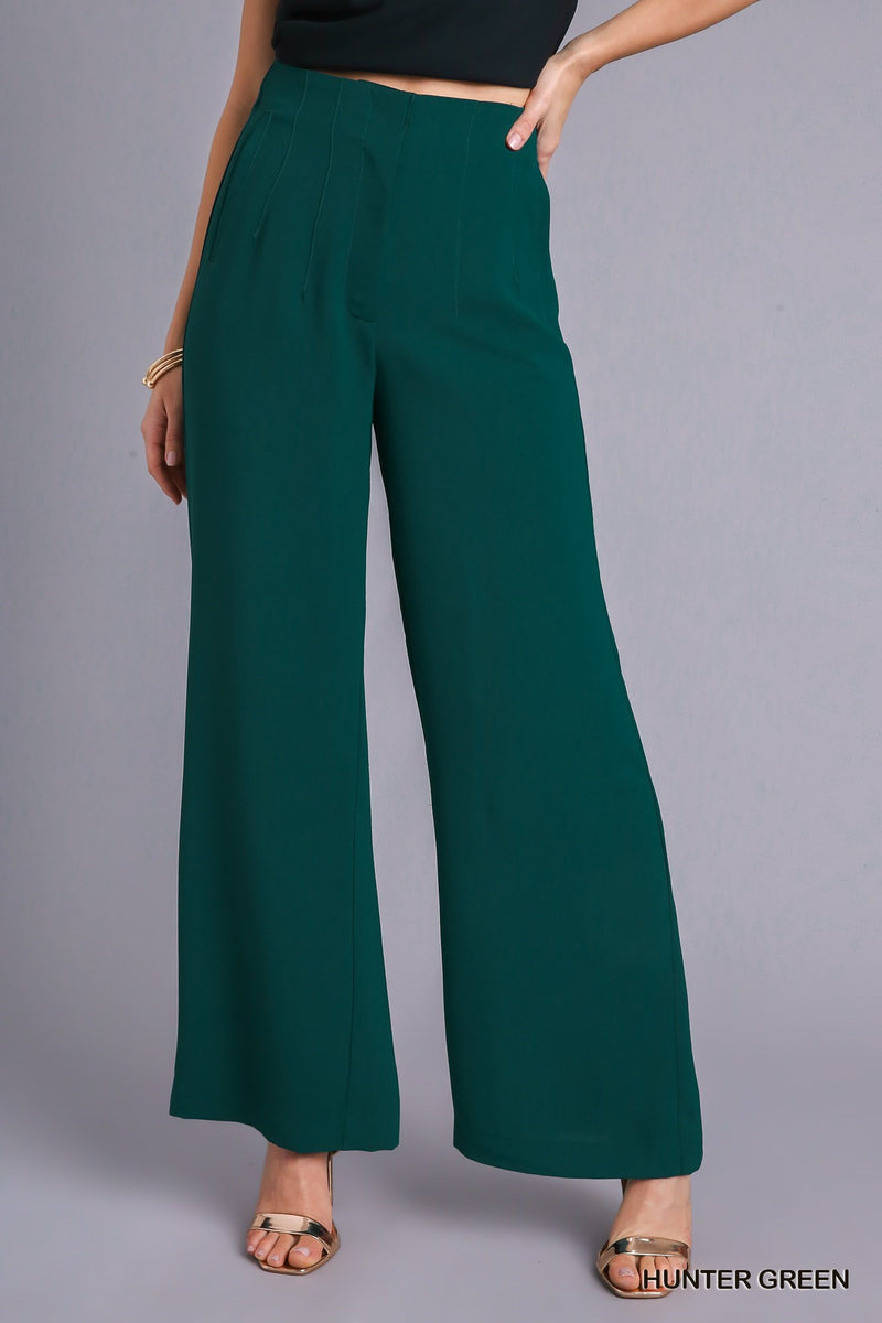 High Waisted Wide Pants