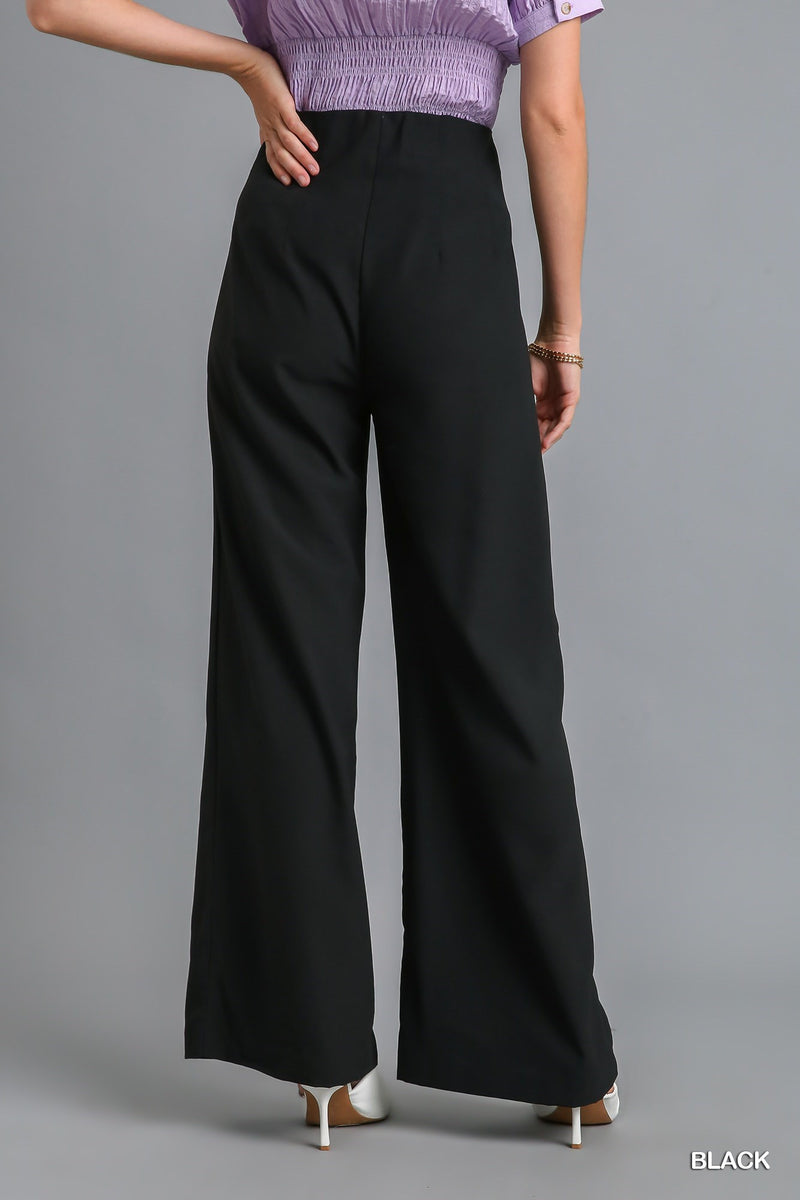 High Waisted Wide Pants