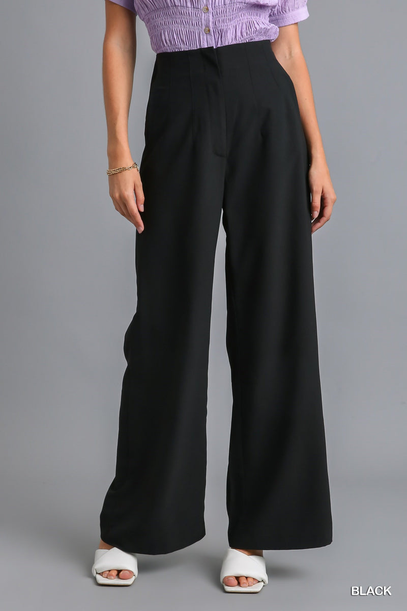 High Waisted Wide Pants