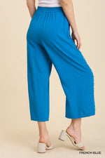 Drawstring Wide Leg Pants