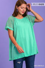 Short Sleeve Round Neck Top