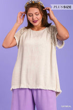 Short Sleeve Round Neck Top